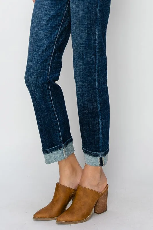 Savannah High Rise Straight Leg Jeans
