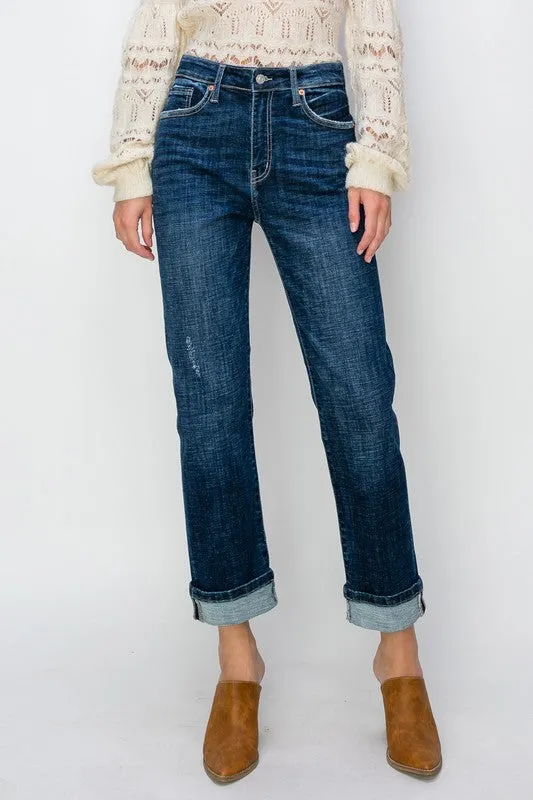 Savannah High Rise Straight Leg Jeans