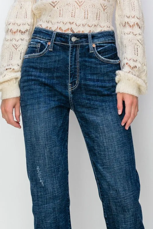 Savannah High Rise Straight Leg Jeans
