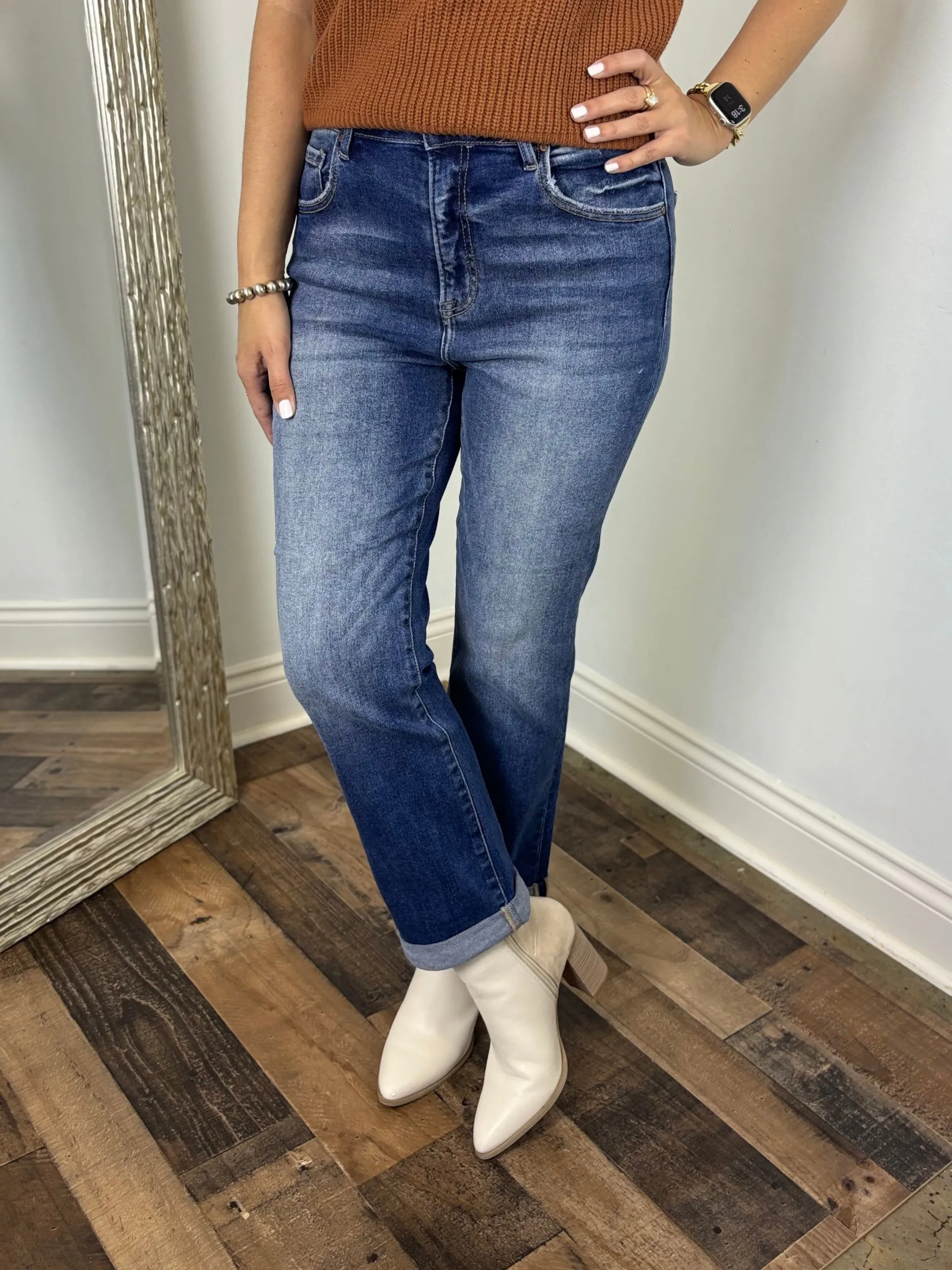Saylor Straight Leg Jean - Risen