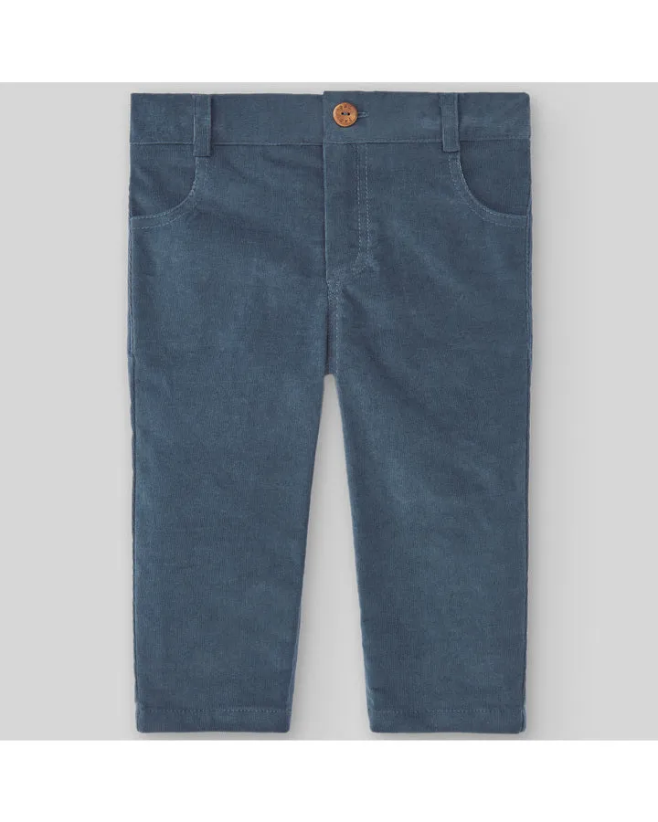 Soft Cord Pant - Blue
