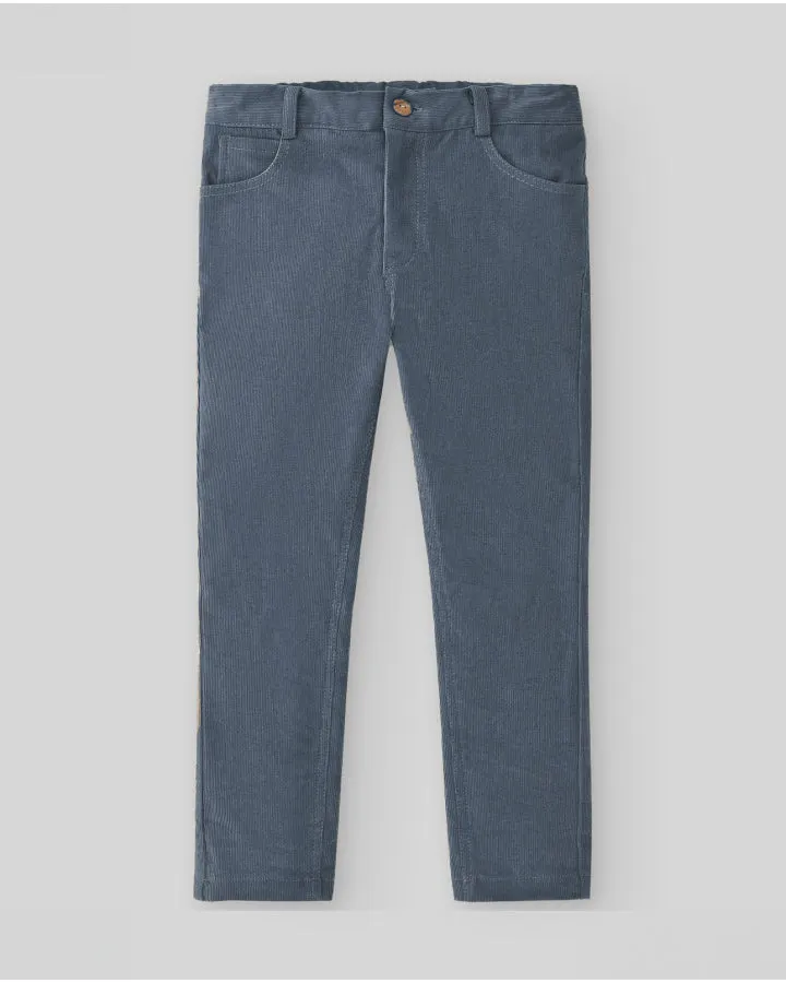 Soft Cord Pant - Blue
