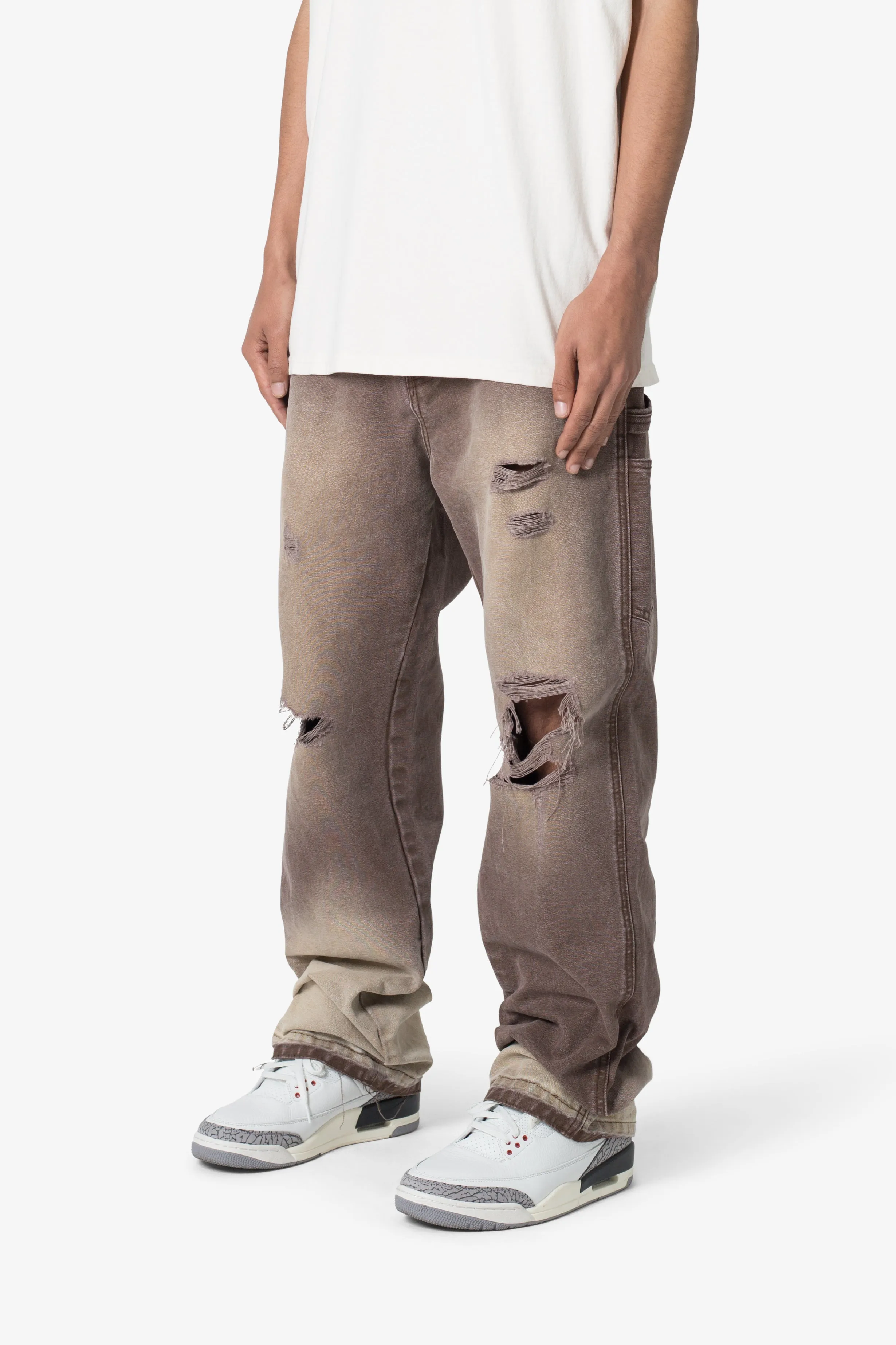 Ultra Baggy Work Pants - Brown