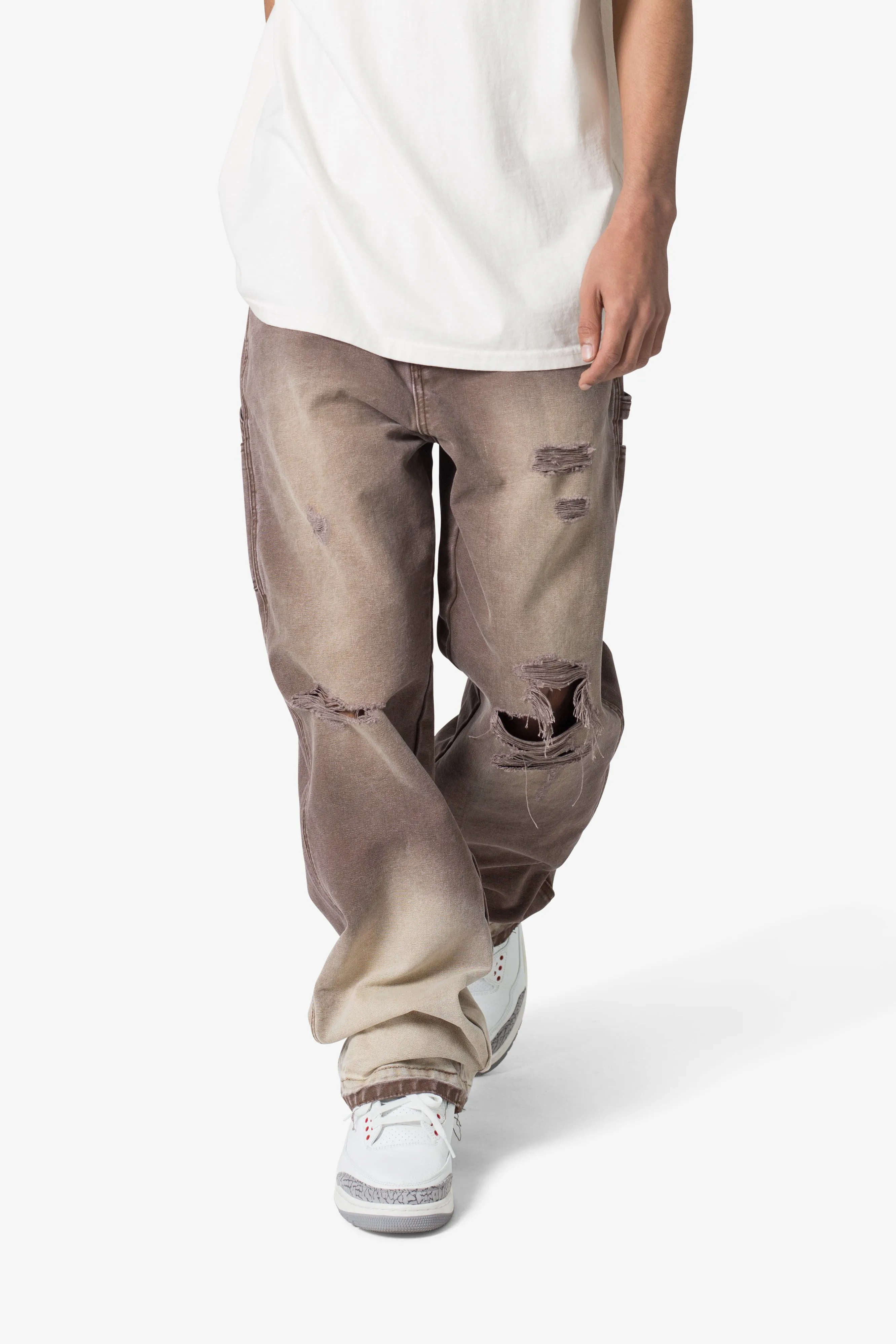 Ultra Baggy Work Pants - Brown