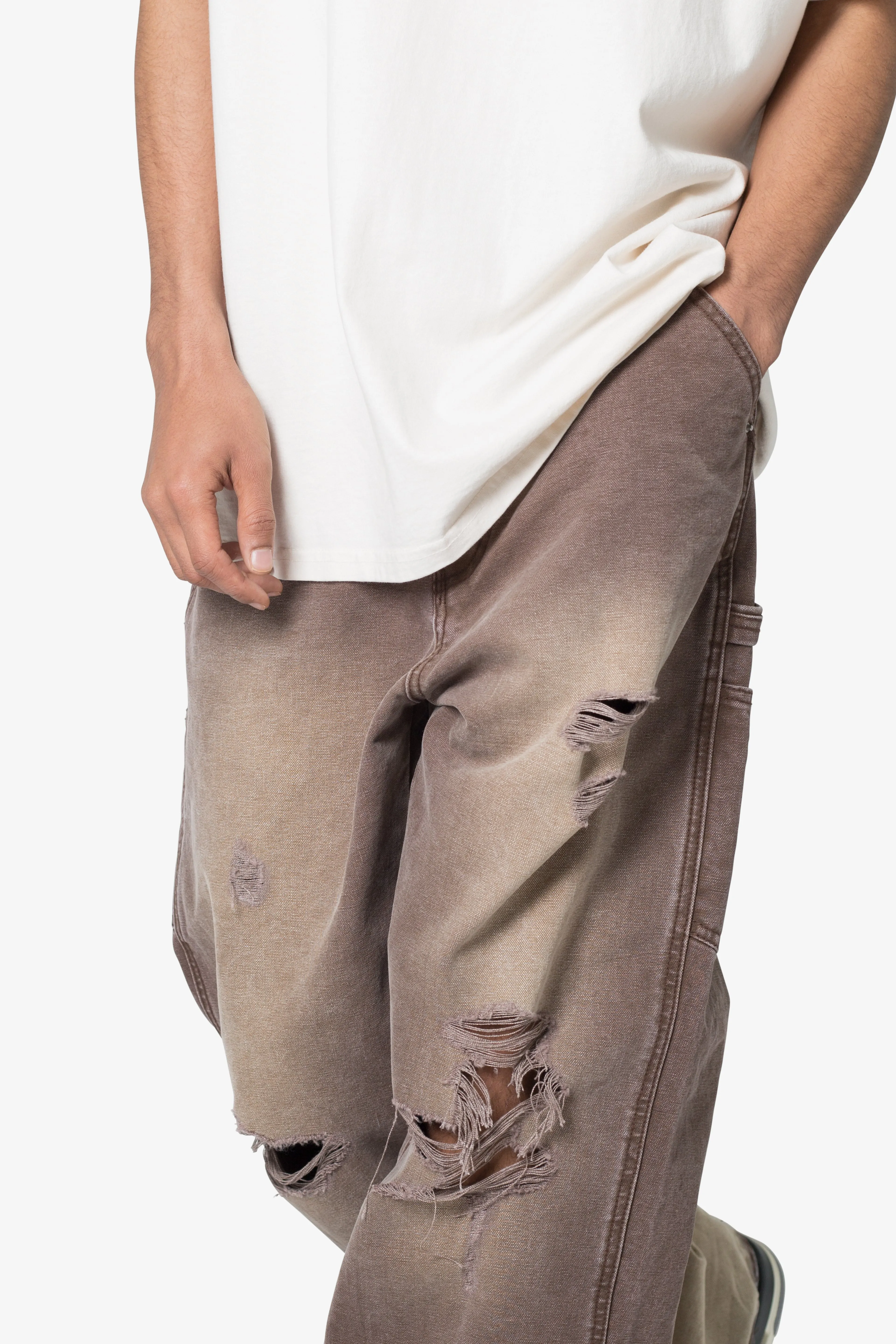 Ultra Baggy Work Pants - Brown
