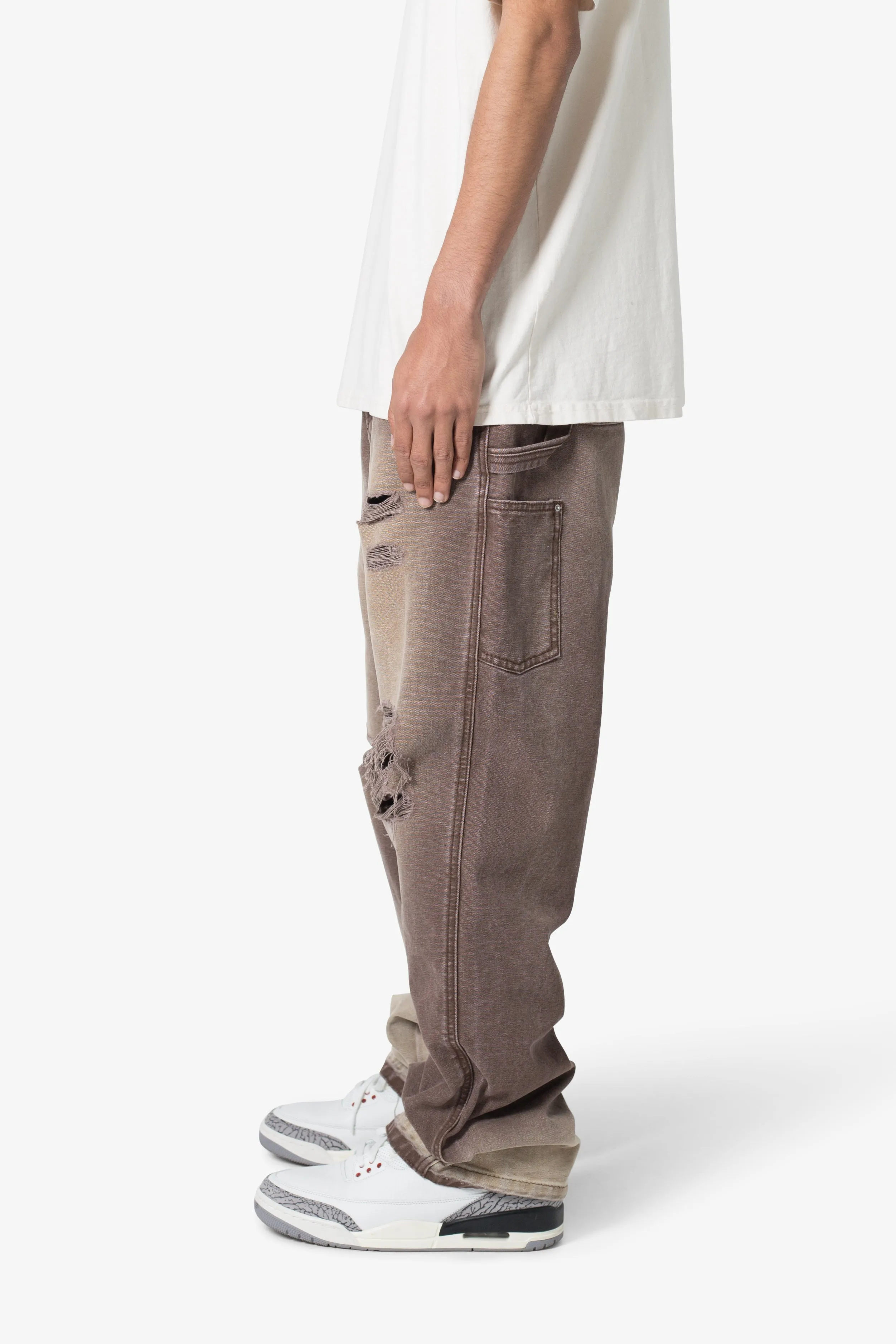 Ultra Baggy Work Pants - Brown