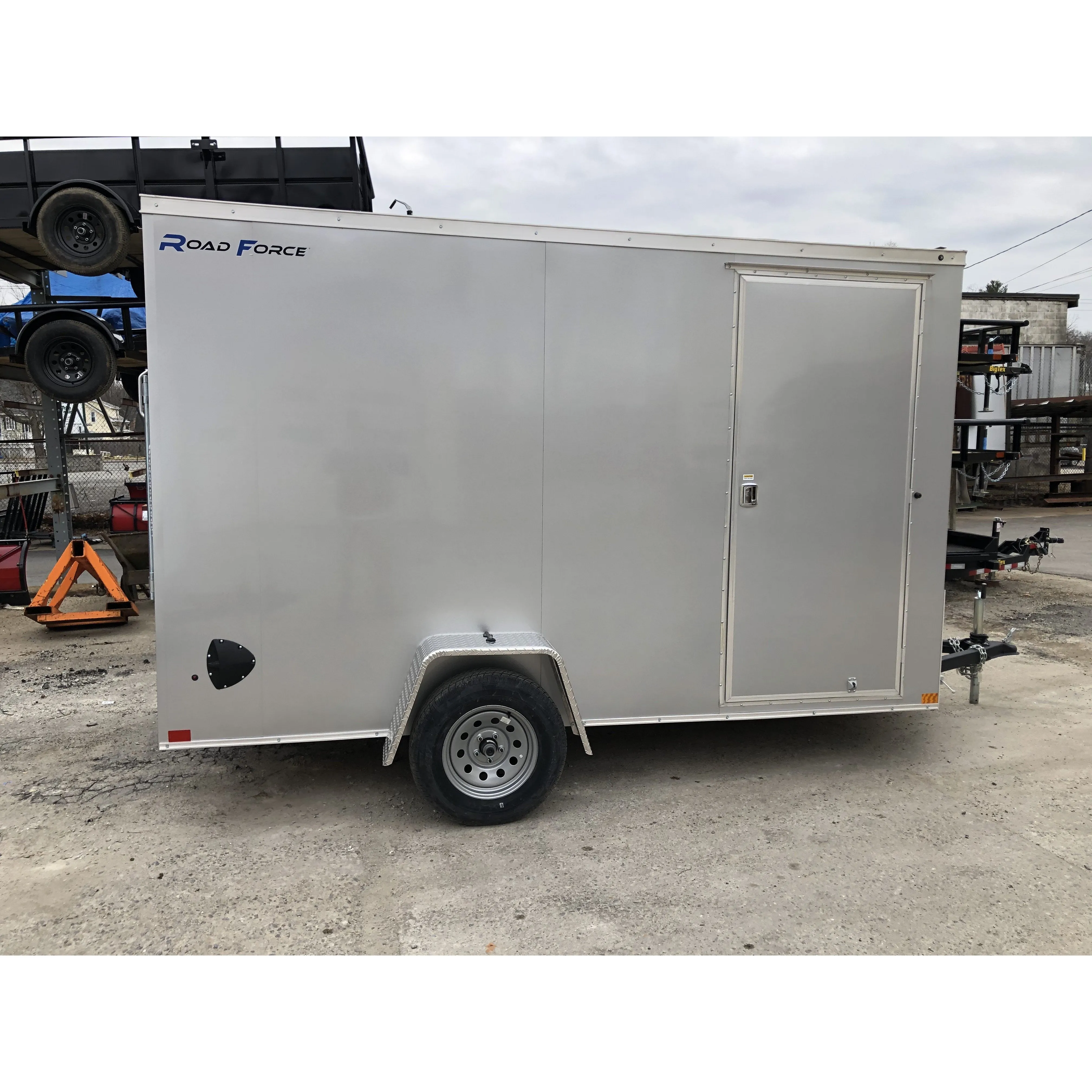 Wells Cargo 6 x 12 Silver Road Force V Trailer
