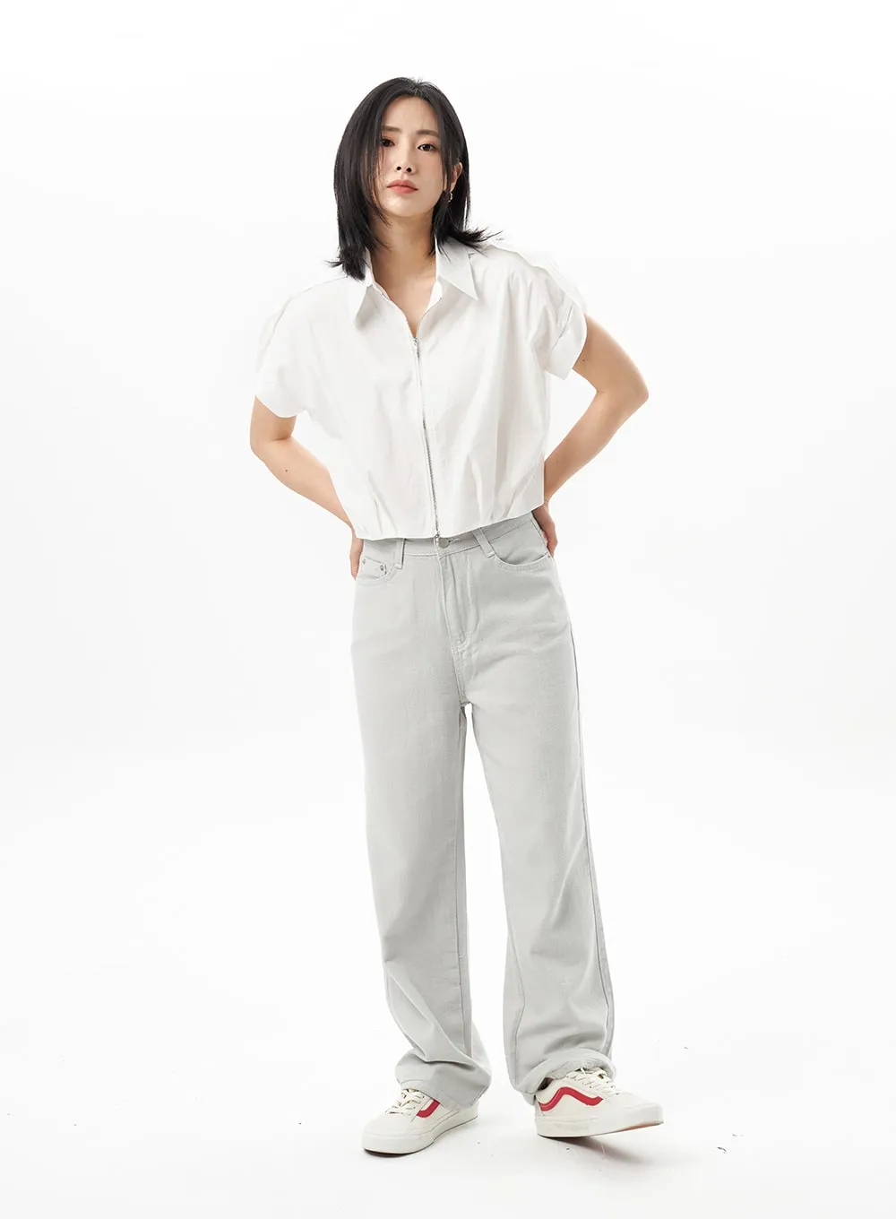 Wide Color Pants OU314