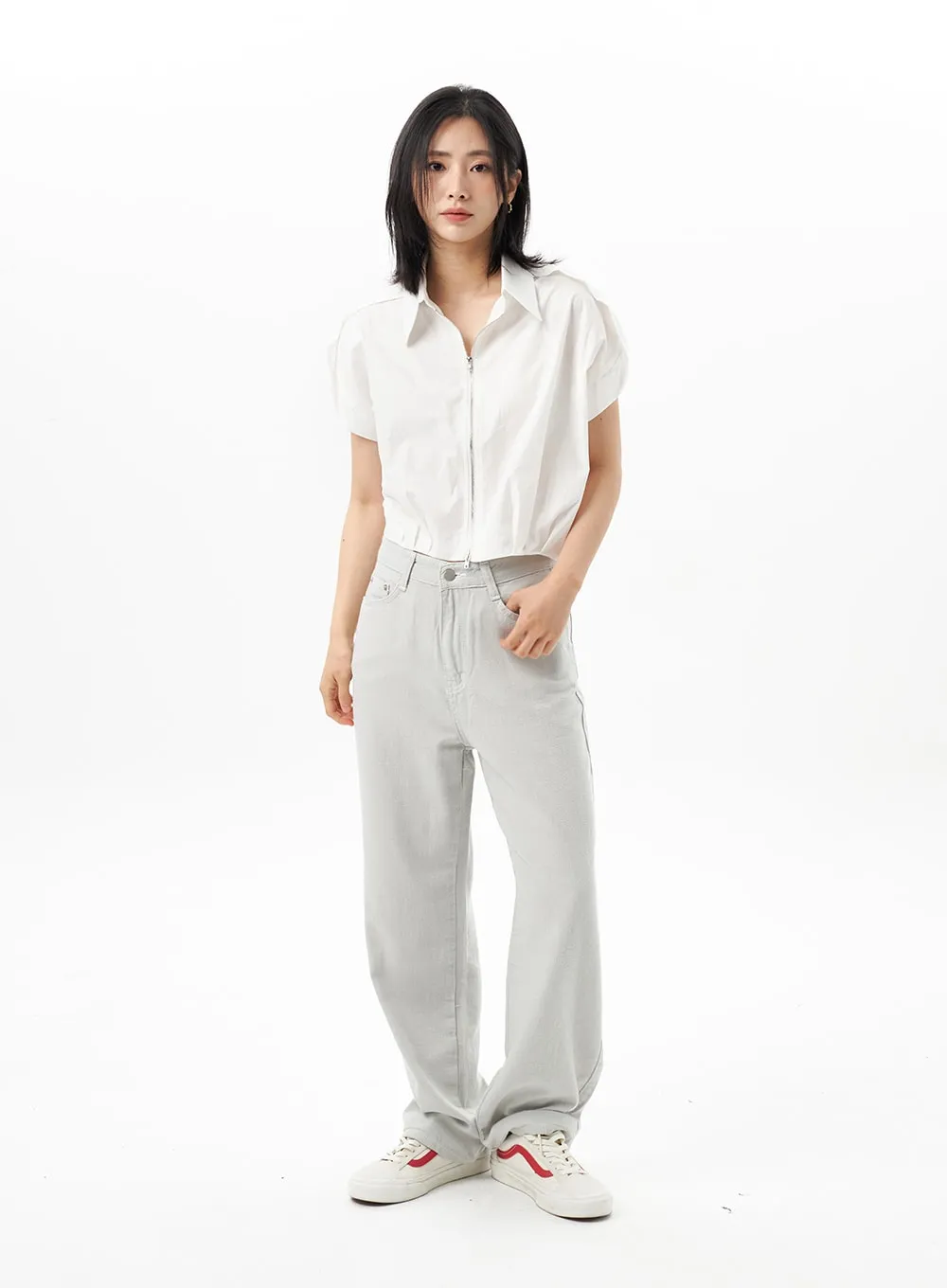 Wide Color Pants OU314