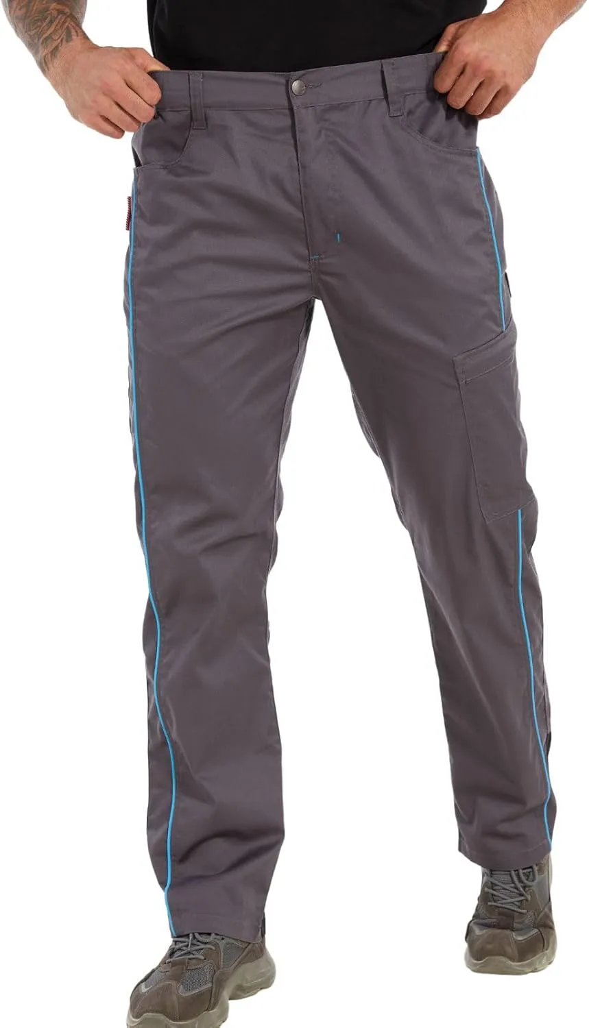 WORK IDEA Mens Riggs Workwear Pants Strench Cargo Pants Work Utility Pant Relaxed Fit Technician